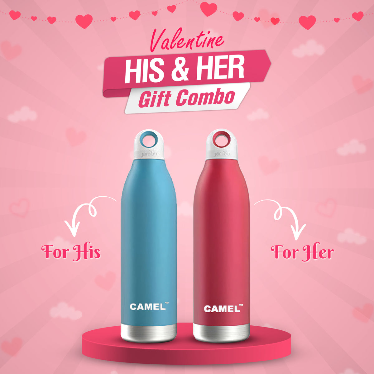 Sigma Vacuum Bottle (Valentine His & Her Combo)