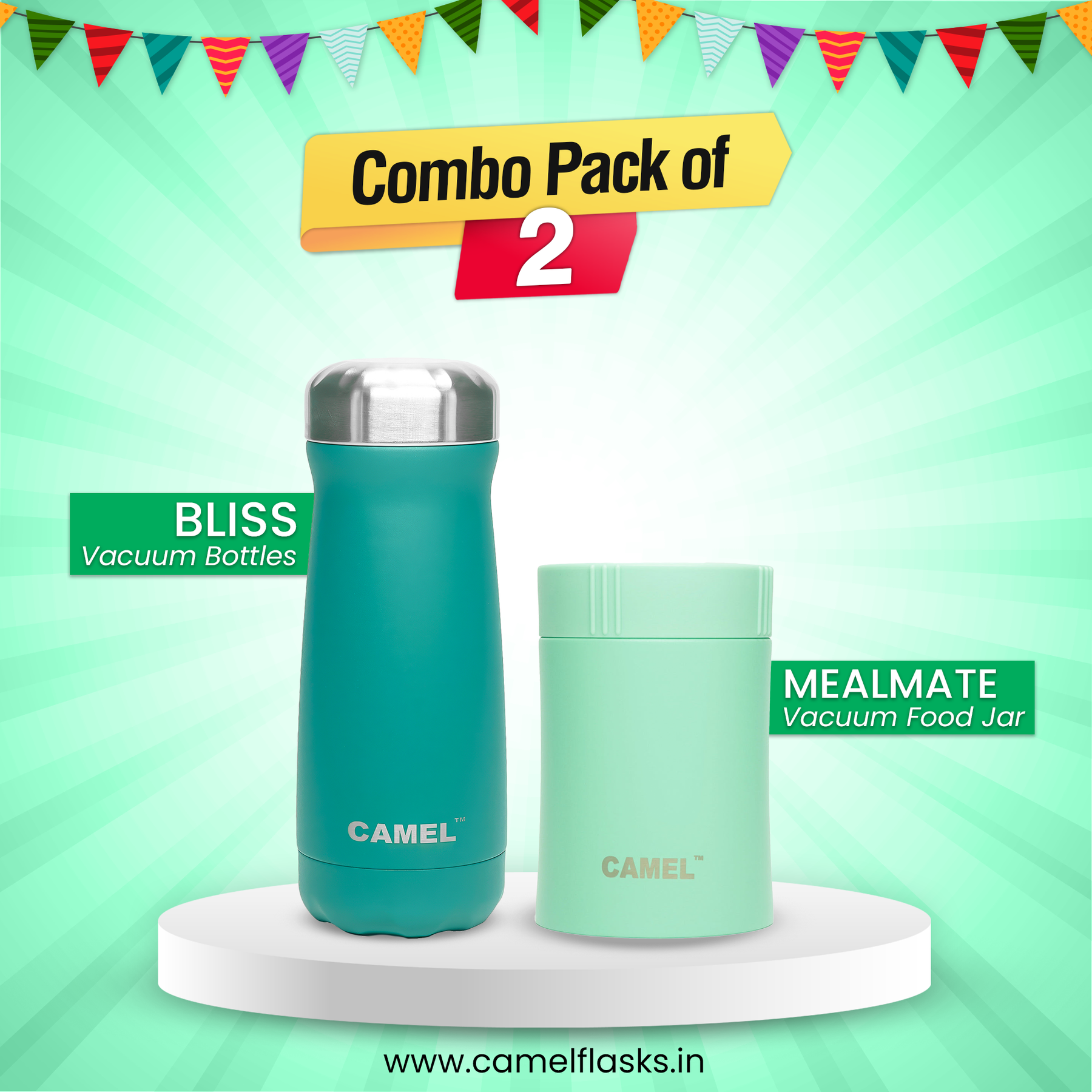 Mealmate Food Jar + Bliss Vacuum Bottle (Set of 2)