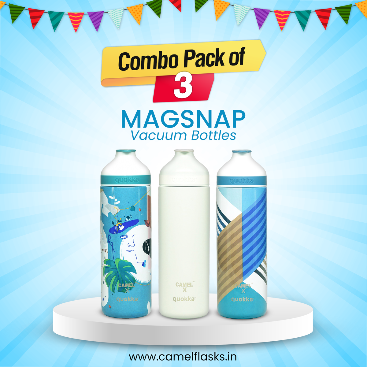 Magsnap Vacuum Bottle (Set of 3)