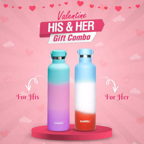 Hydro Vacuum Bottle (Valentine His & Her Combo)