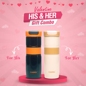 Luxura Vacuum Bottle (Valentine His & Her Combo)