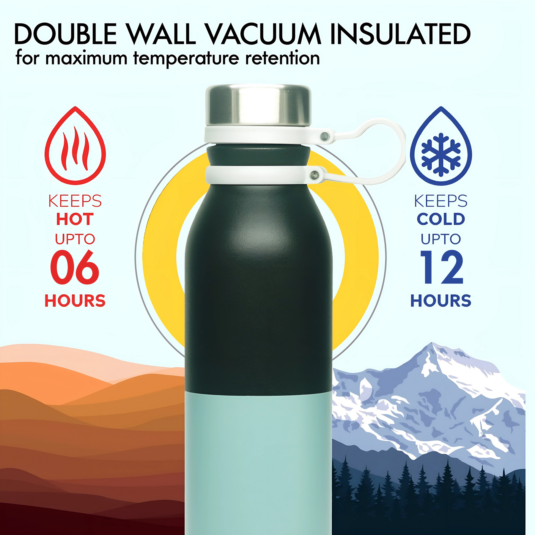 Niyara Vacuum Bottle (Valentine His & Her Combo)