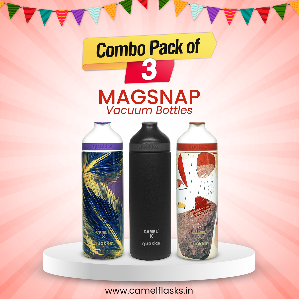 Magsnap Vacuum Bottle (Set of 3)