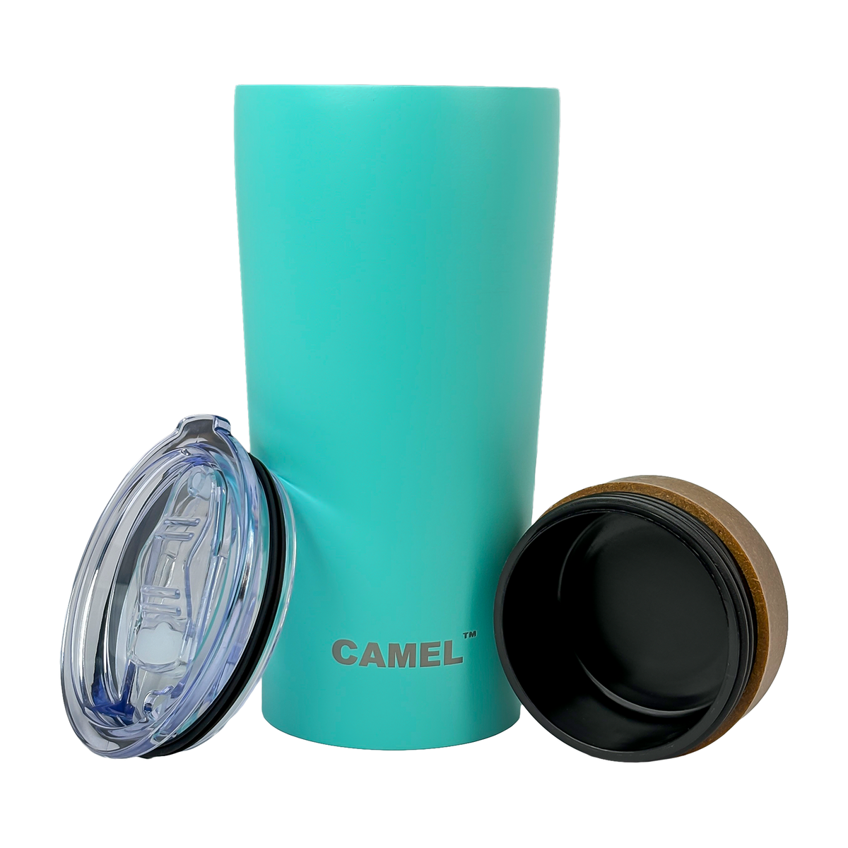 CAMEL 2 IN 1 VACUUM TRAVEL TUMBLER 500ML CYAN