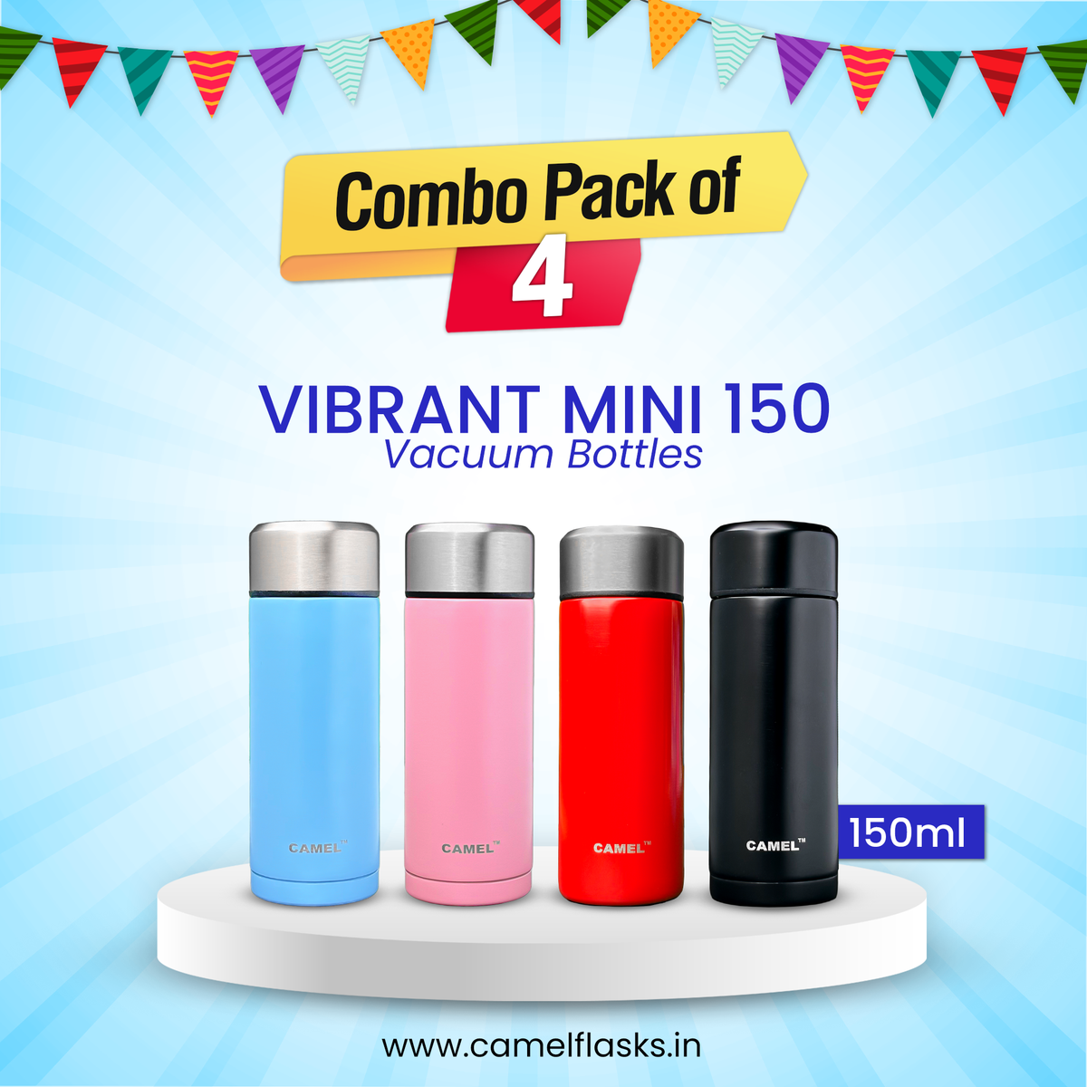 MINI 150 VACUUM FLASK (SET OF 4)