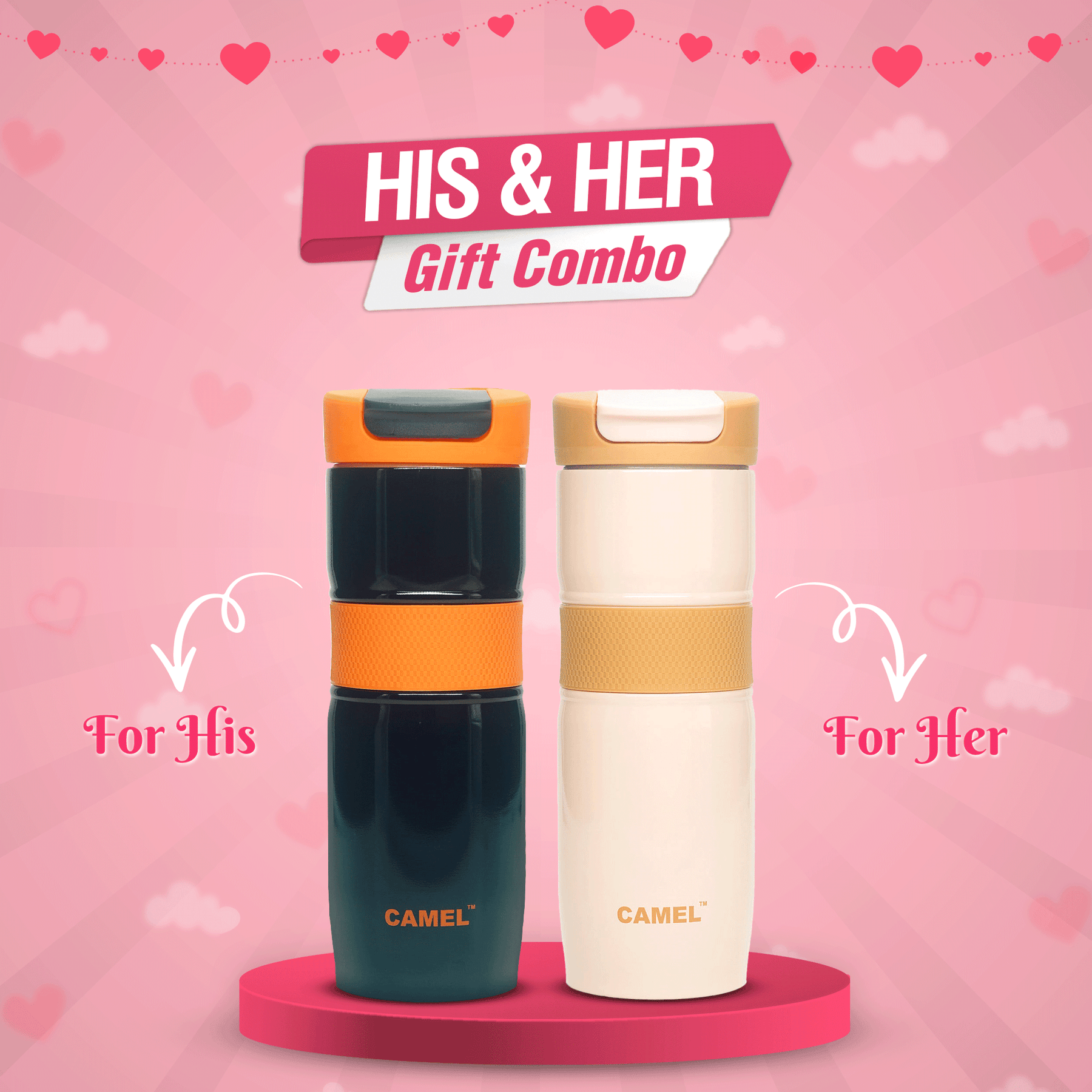 Luxura Vacuum Bottle (Couple Gift)