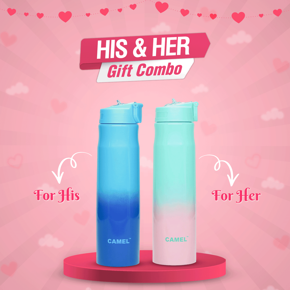 Flair Vacuum Bottle (Couple Gift)