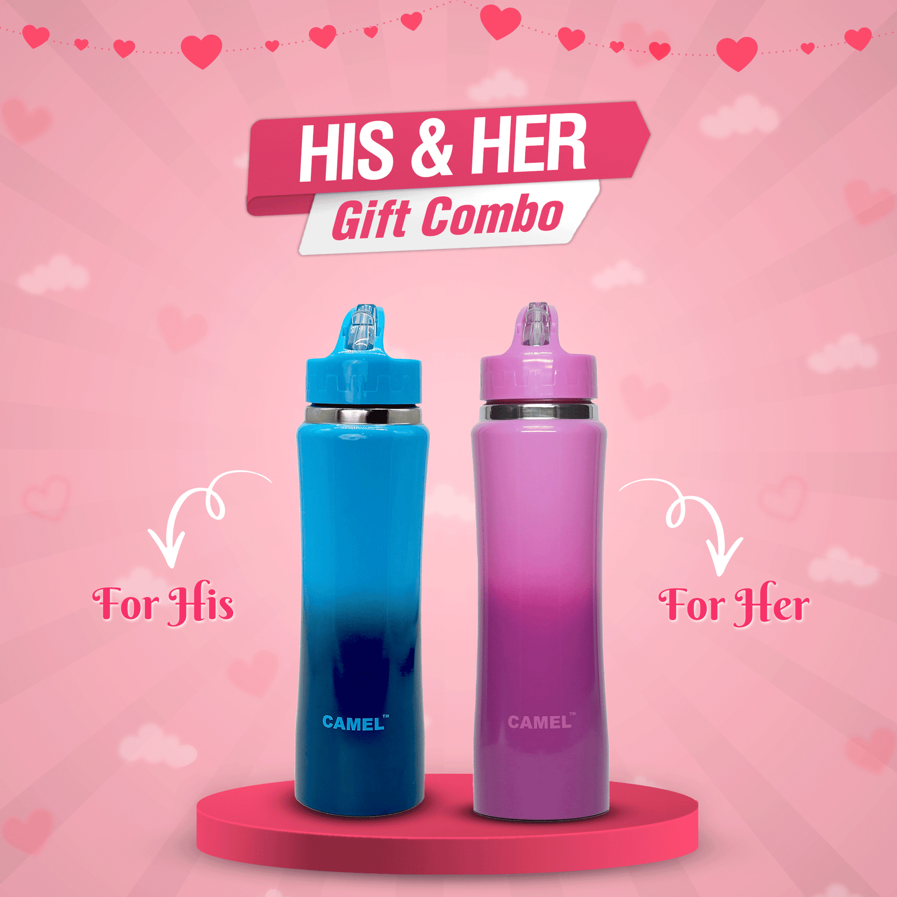 Ares Vacuum Bottle (Couple Gift)