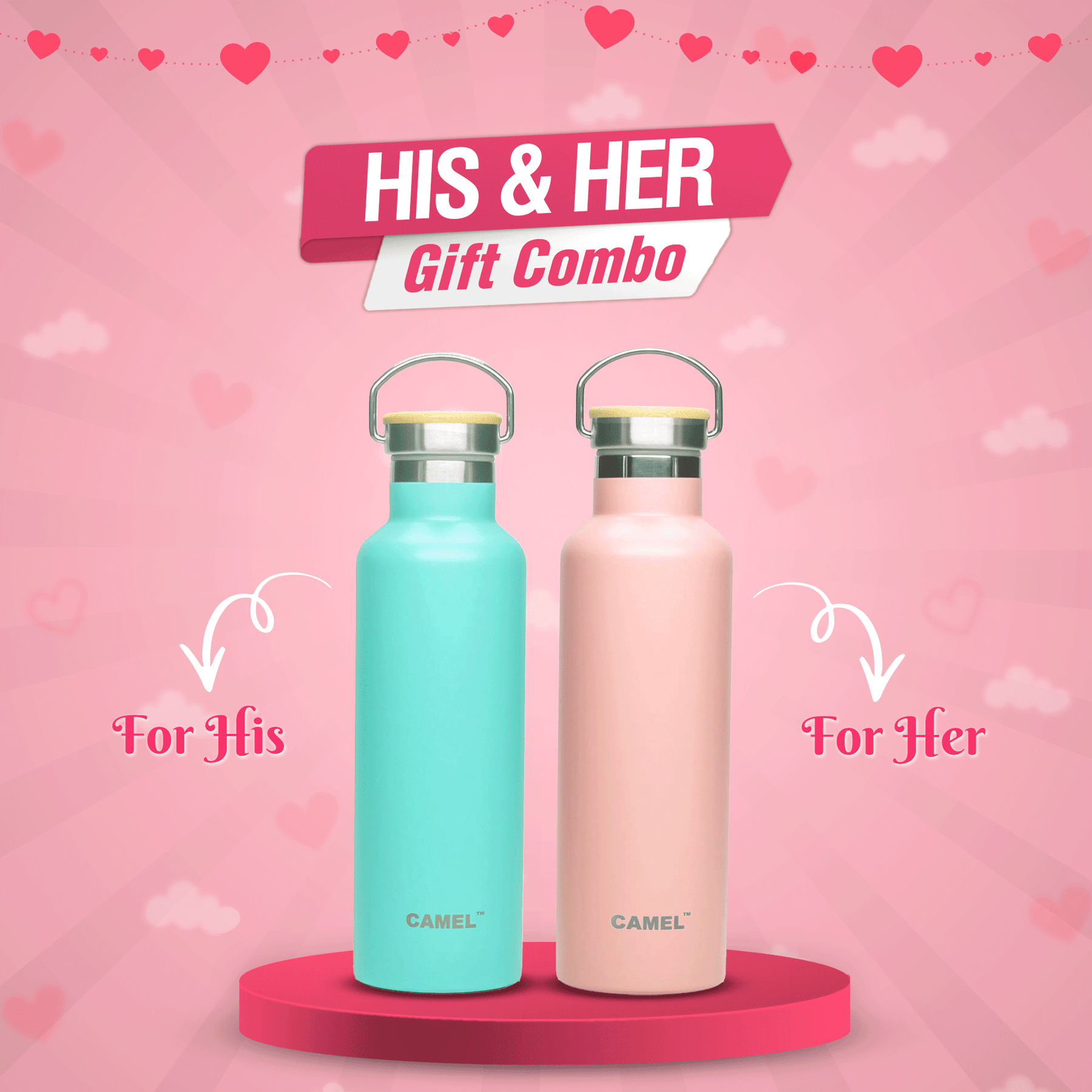 Vista Vacuum Bottle (Couple Gift)