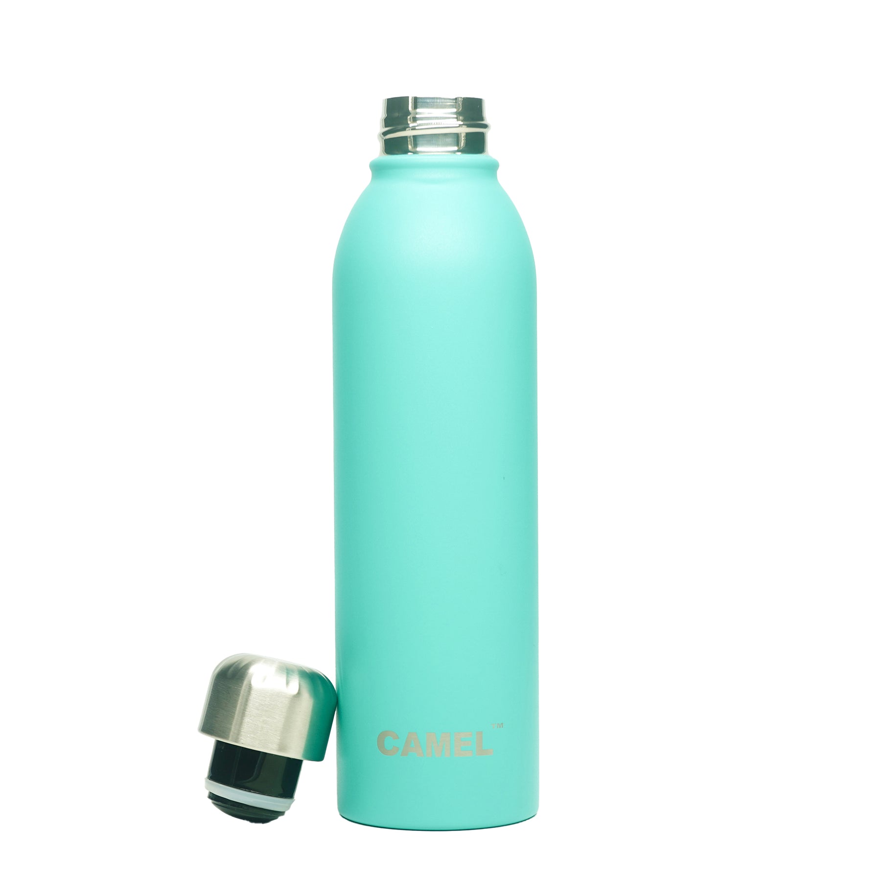 AURA 500ml Vacuum Bottle CYAN