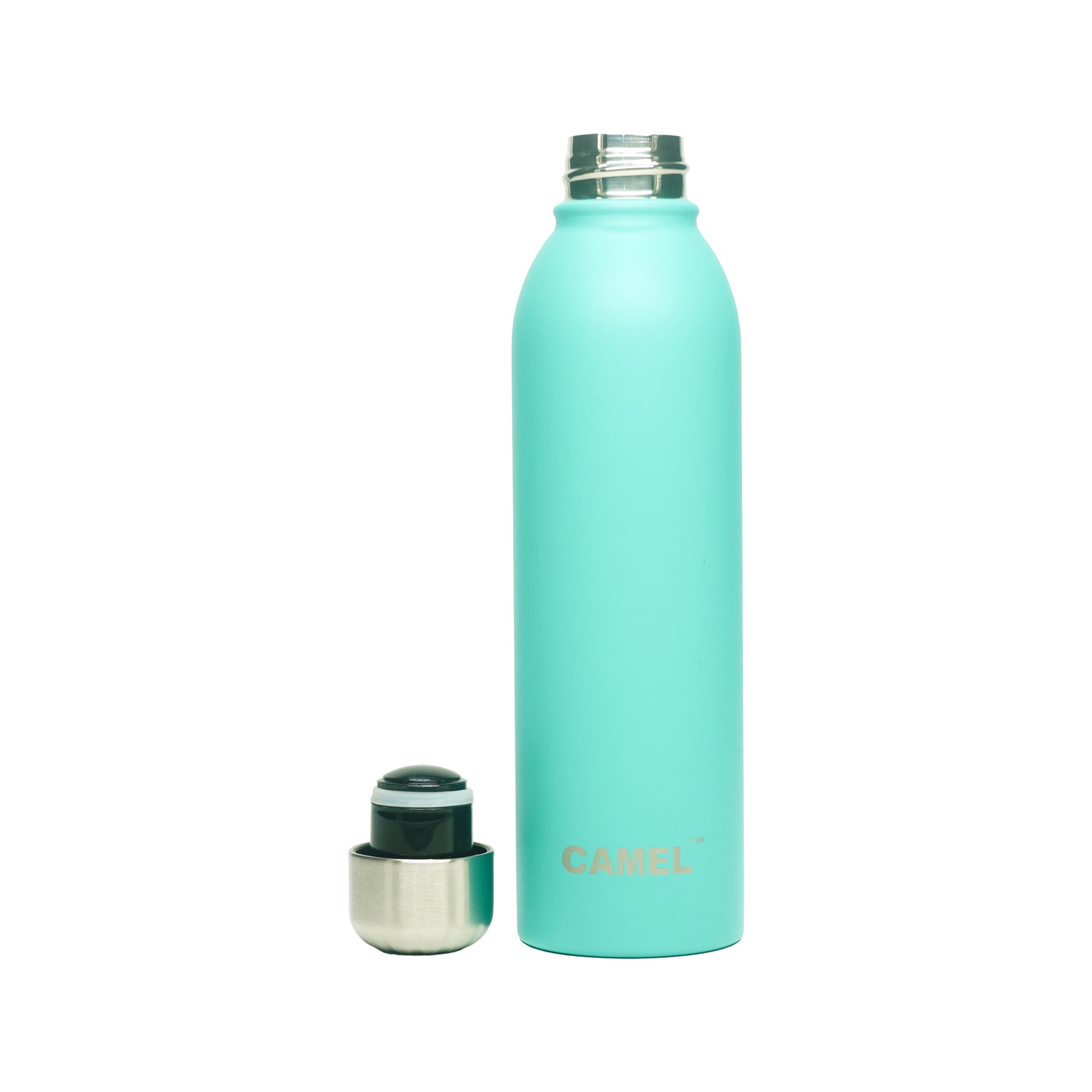 AURA 500ml Vacuum Bottle CYAN