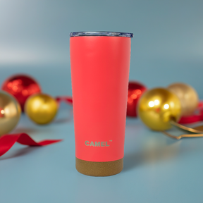 2 IN 1 TRAVEL TUMBLER - RED